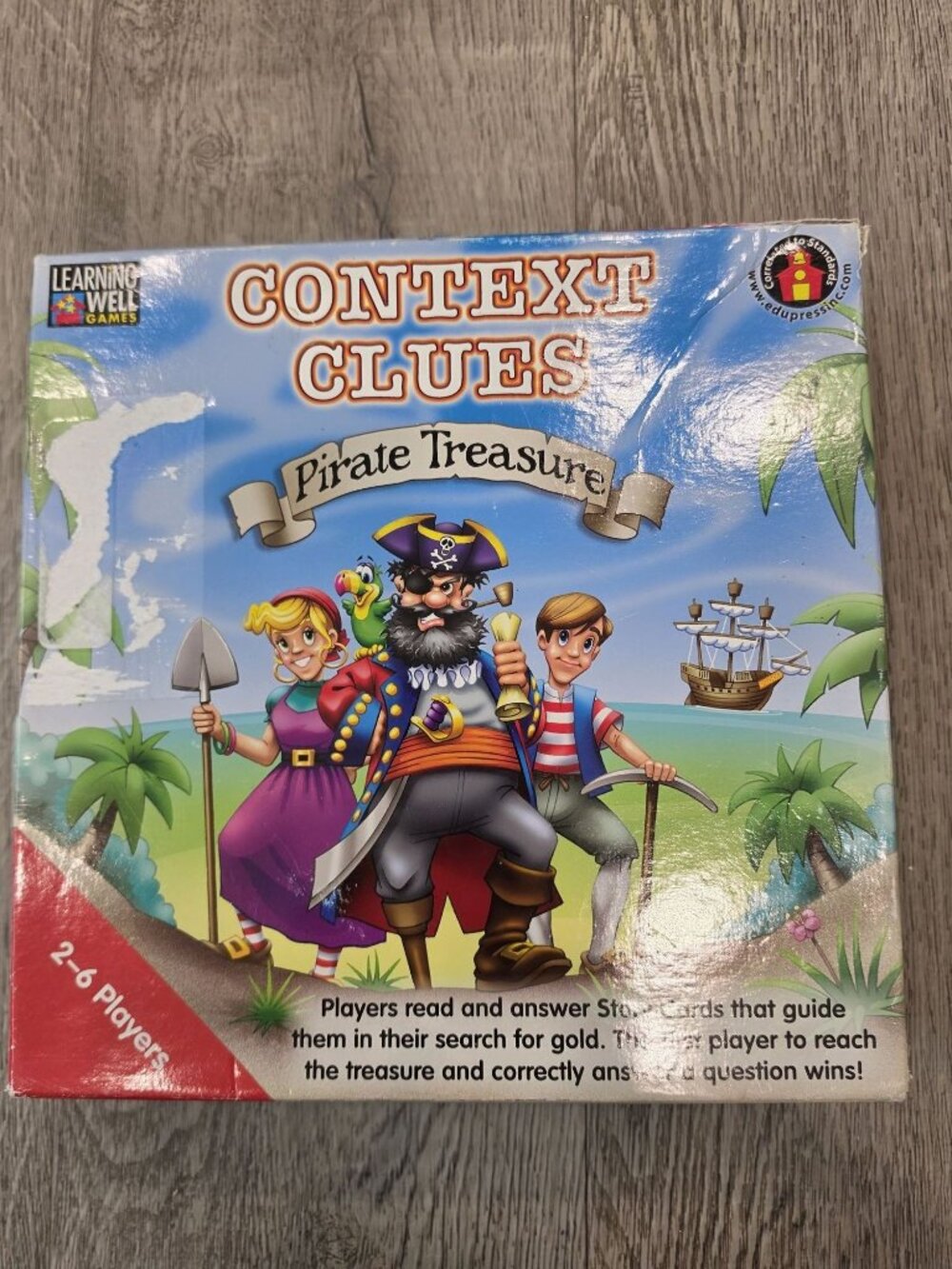 Context Clues Pirate Treasure Reading Skill Game 2-6 Players RL 2.0-3.5 Learning